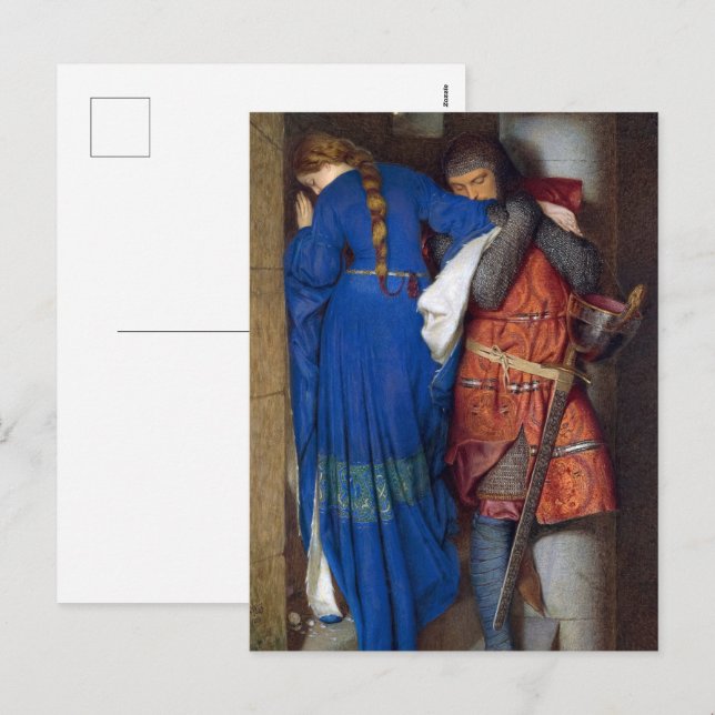 The Meeting on the Turret Stairs by F. W. Burton Holiday Postcard (Front/Back)