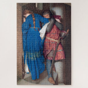 The Meeting on the Turret Stairs (by F.W. Burton) Jigsaw Puzzle