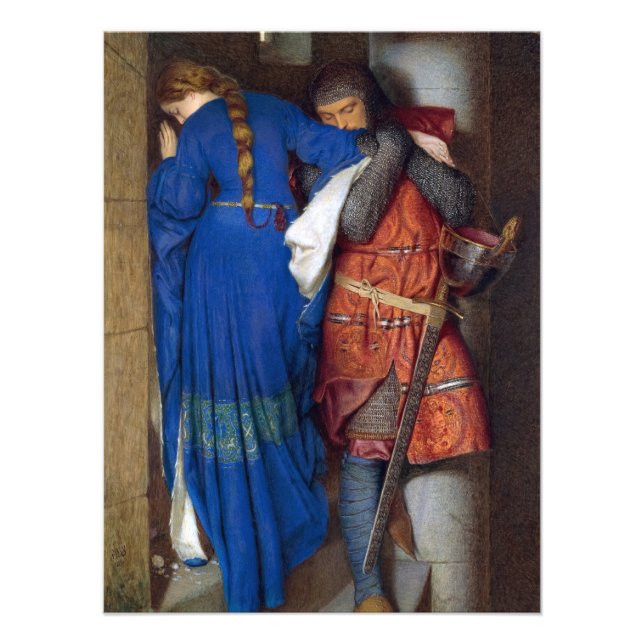 The Meeting on the Turret Stairs by F. W. Burton Photo Print (Front)