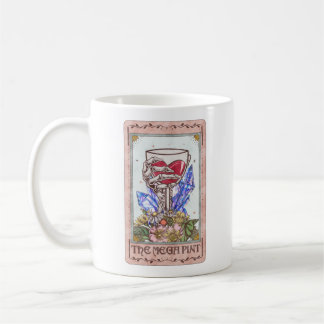 The Mega Pint Funny Skeleton Tarot Card Coffee Mug