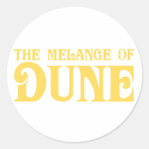 The Melange of Dune Classic Round Sticker