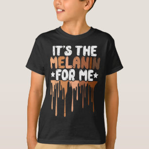 The Melanin For Me Melanated Black History Junetee T-Shirt