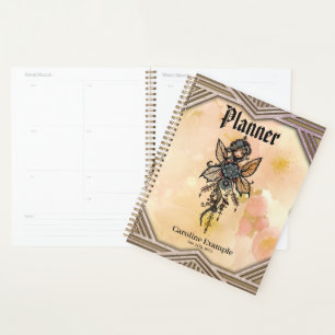 The melody of nature, dance of the flower fairy. planner