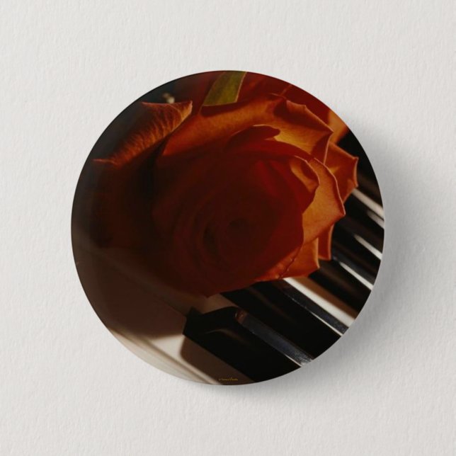 The Melody Of The Piano Button (Front)