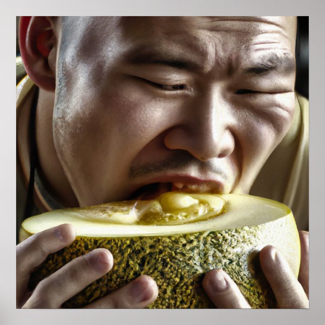 The Melon Eater II - Canvas Art Print (Front)
