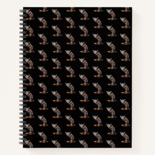 The Melting Giraffe Funny Surreal Art Design Notebook