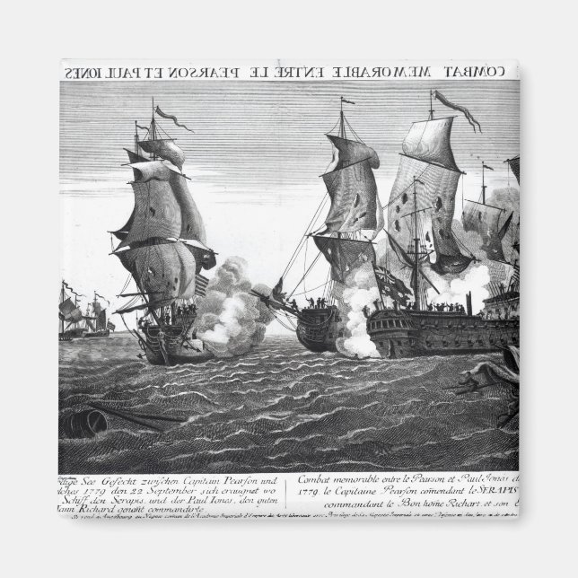 The Memorable Combat Between Captain Pearson Magnet (Front)