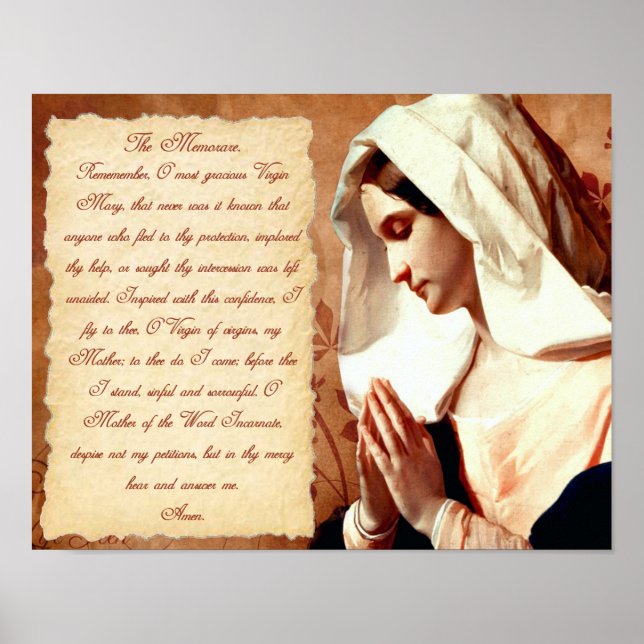 The Memorare Poster (Front)