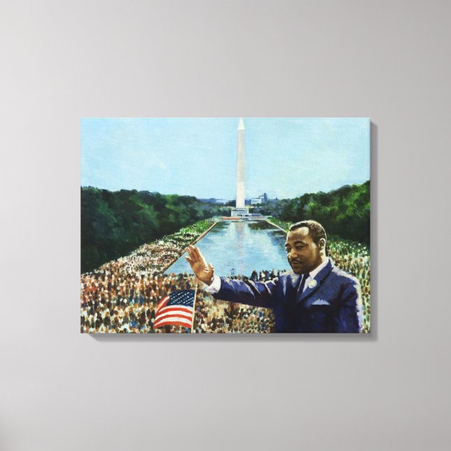 The Memorial Speech 2001 Canvas Print (Front)