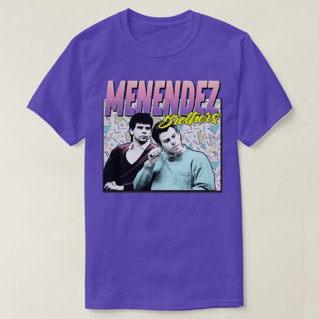 The Menendez Brothers 90s Styled Retro Graphic Des T-Shirt (Design Front)