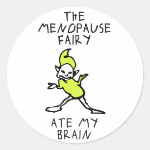 The Menopause Fairy Classic Round Sticker