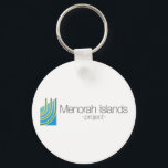 The Menorah Islands Project Key Ring<br><div class="desc">The Menorah Islands Project is an ambitious plan to bring peace to the Middle East.</div>