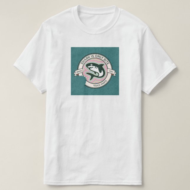 The Men's Shark Bite T-Shirt  (Design Front)