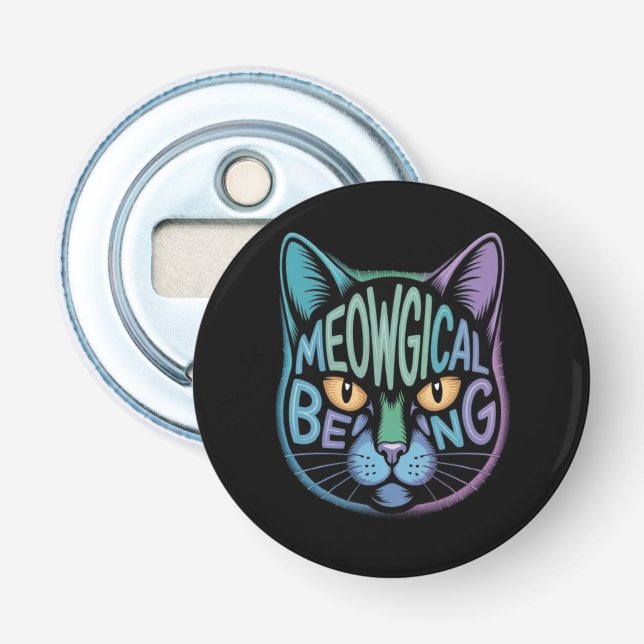 The Meowing Being Bottle Opener (Front)