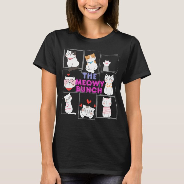 The Meowy Bunch TMB01 T-Shirt (Front)