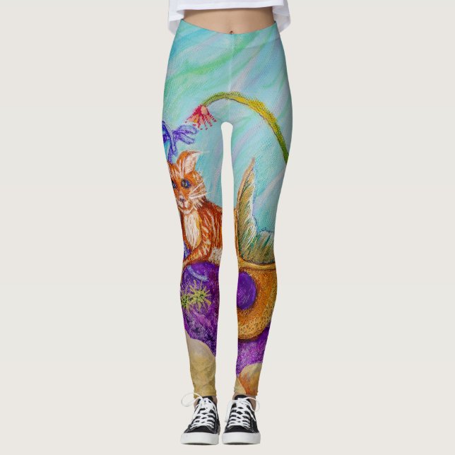 The Mer cat Leggings (Front)