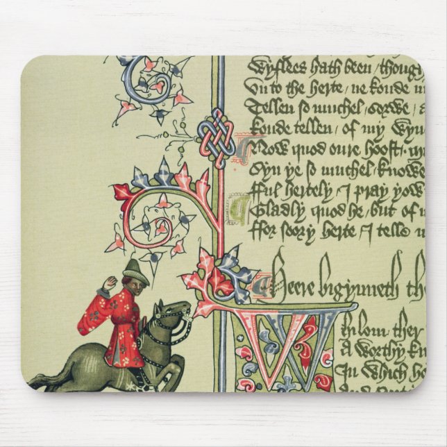 The Merchant, facsimile detail from Mouse Mat (Front)