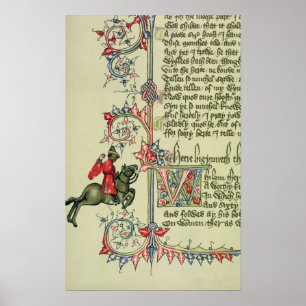 The Merchant, facsimile detail from Poster