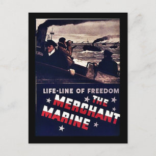 The Merchant Marine Postcard