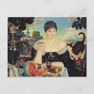 The Merchant's Wife at Tea, 1918 Postcard