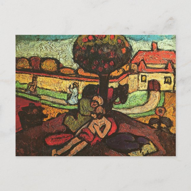 The merciful Samaritan by Paula Modersohn-Becker Postcard (Front)