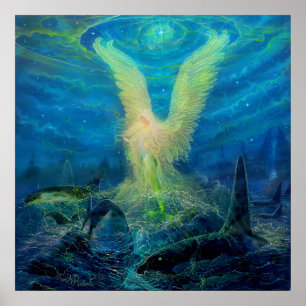 The Mermaid Angel Princess Poster