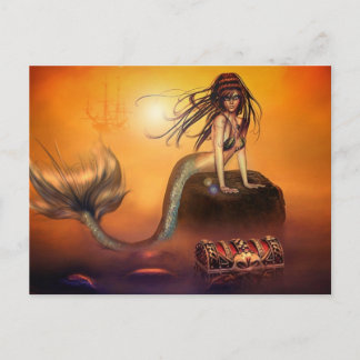 The Mermaids Treasure Postcard