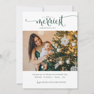The Merriest Christmas of All Holiday Photo Card