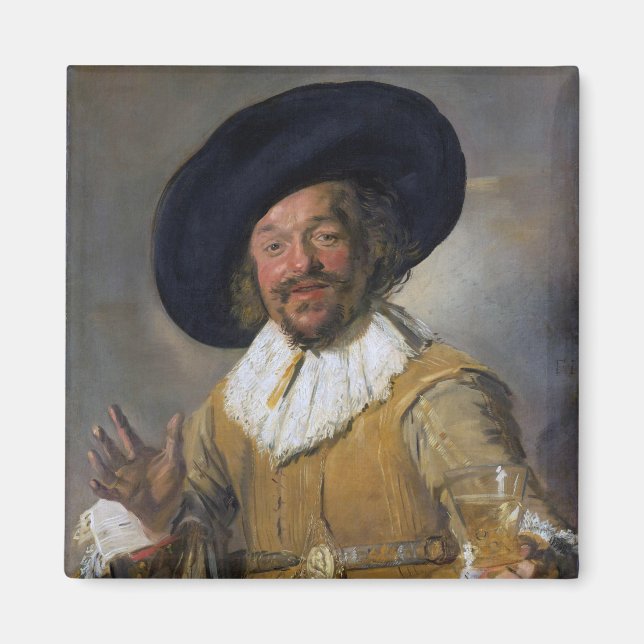 The Merry Drinker, Frans Hals, 1628-1630 Magnet (Front)