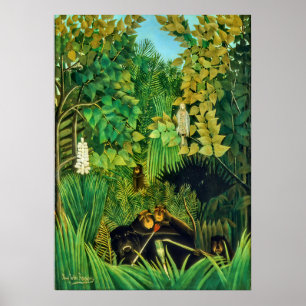 The Merry Jesters - Henri Rousseau Poster