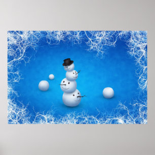 The Merry Snowman Poster