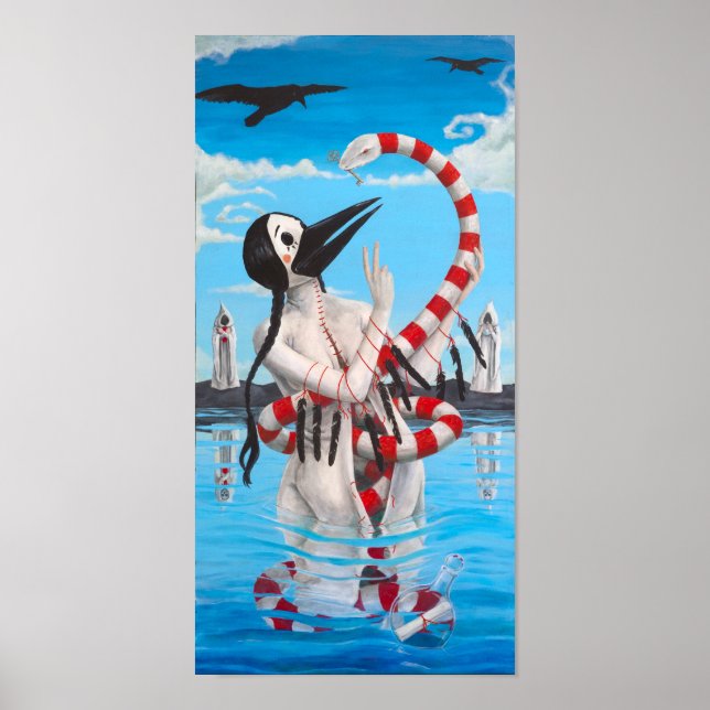 "The Messenger" by Christiane Cegavske Poster (Front)