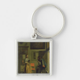 The Messenger, c.1669 Key Ring