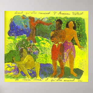 'The Messengers of Oro' - Paul Gauguin Print