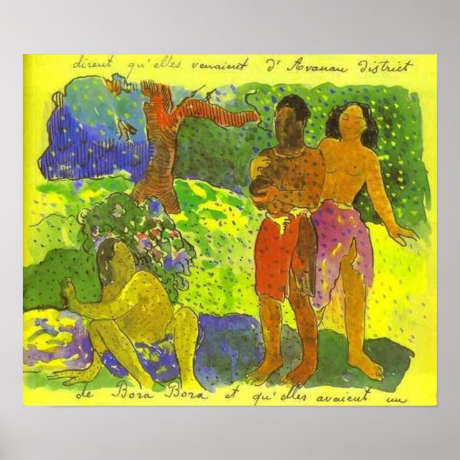 'The Messengers of Oro' - Paul Gauguin Print (Front)