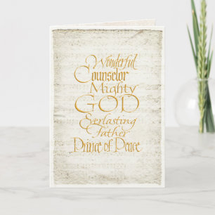 The Messiah Holiday Card