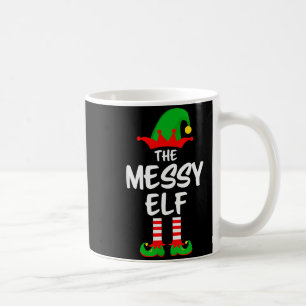 The Messy Elf Matching Family Christmas Coffee Mug