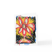 The Messy Flower (blank inside)