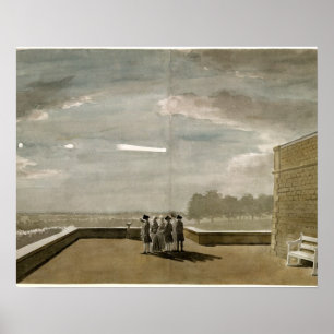 The Meteor of August 18, 1783, as seen from the Ea Poster