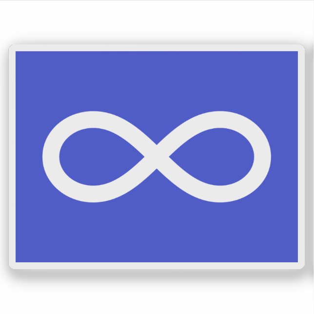 The Métis (Michif) Nation flag, Indians of Canada (Front)