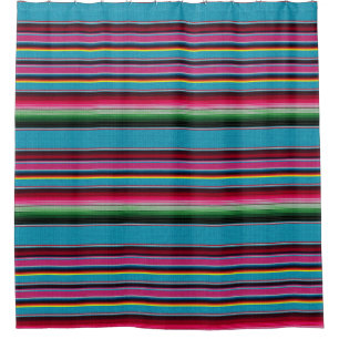 The Mexican Blanket Shower Curtain