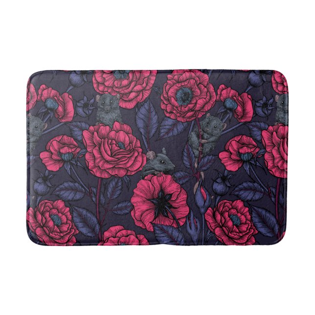 The mice party bath mat (Front)