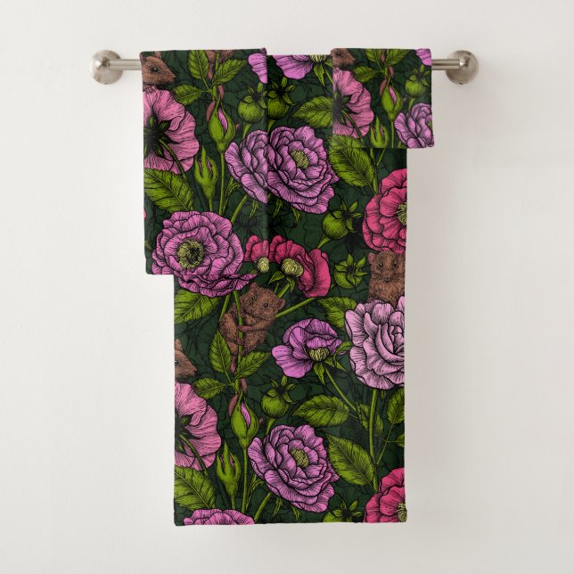 The mice party bath towel set (Insitu)