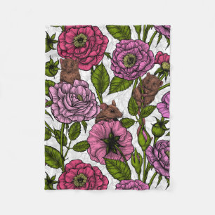 The mice party fleece blanket