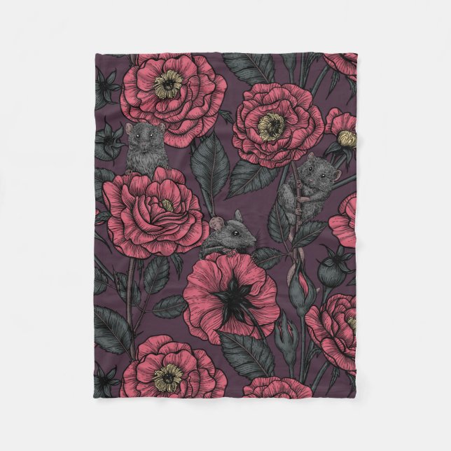 The mice party fleece blanket (Front)