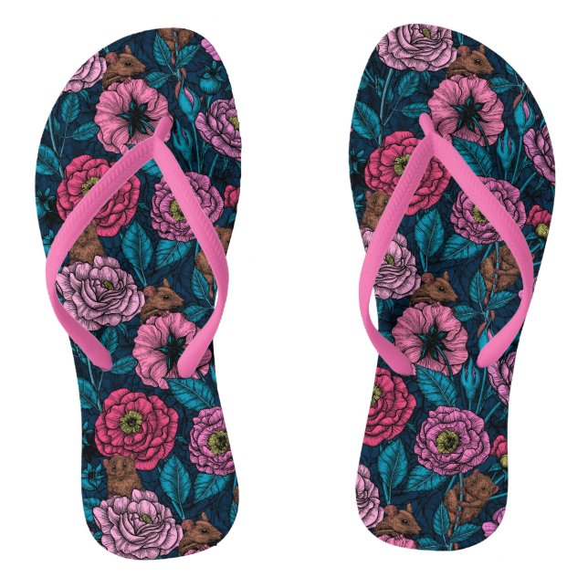 The mice party flip flops (Footbed)