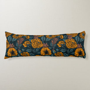 The mice party in orange and blue body cushion