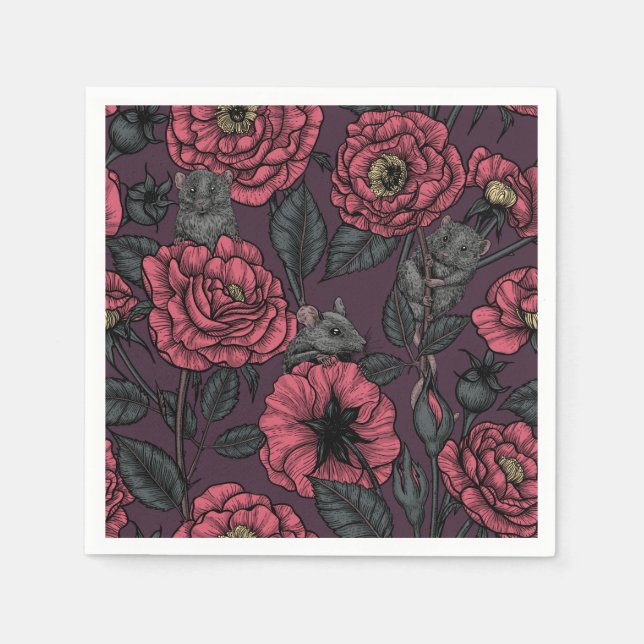 The mice party napkin (Front)