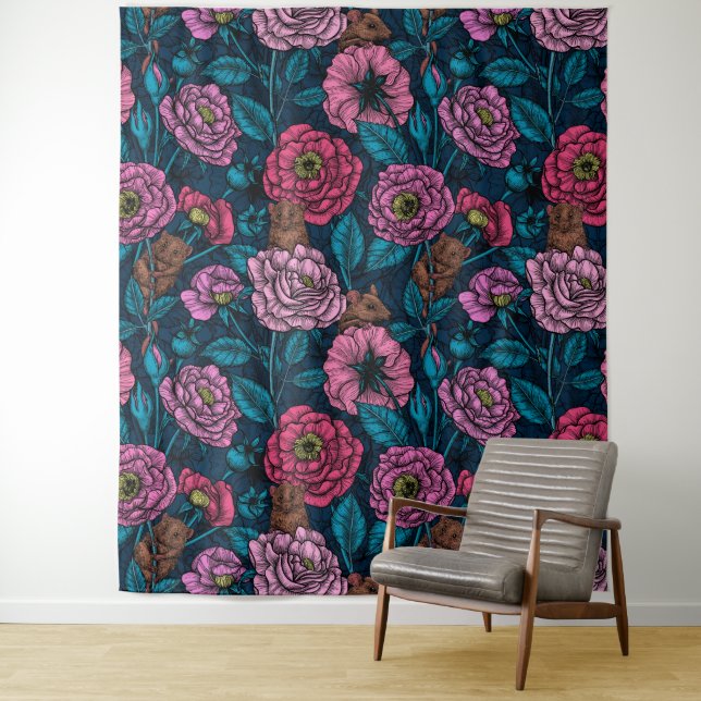 The mice party tapestry (In Situ)