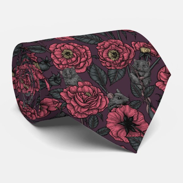 The mice party tie (Rolled)